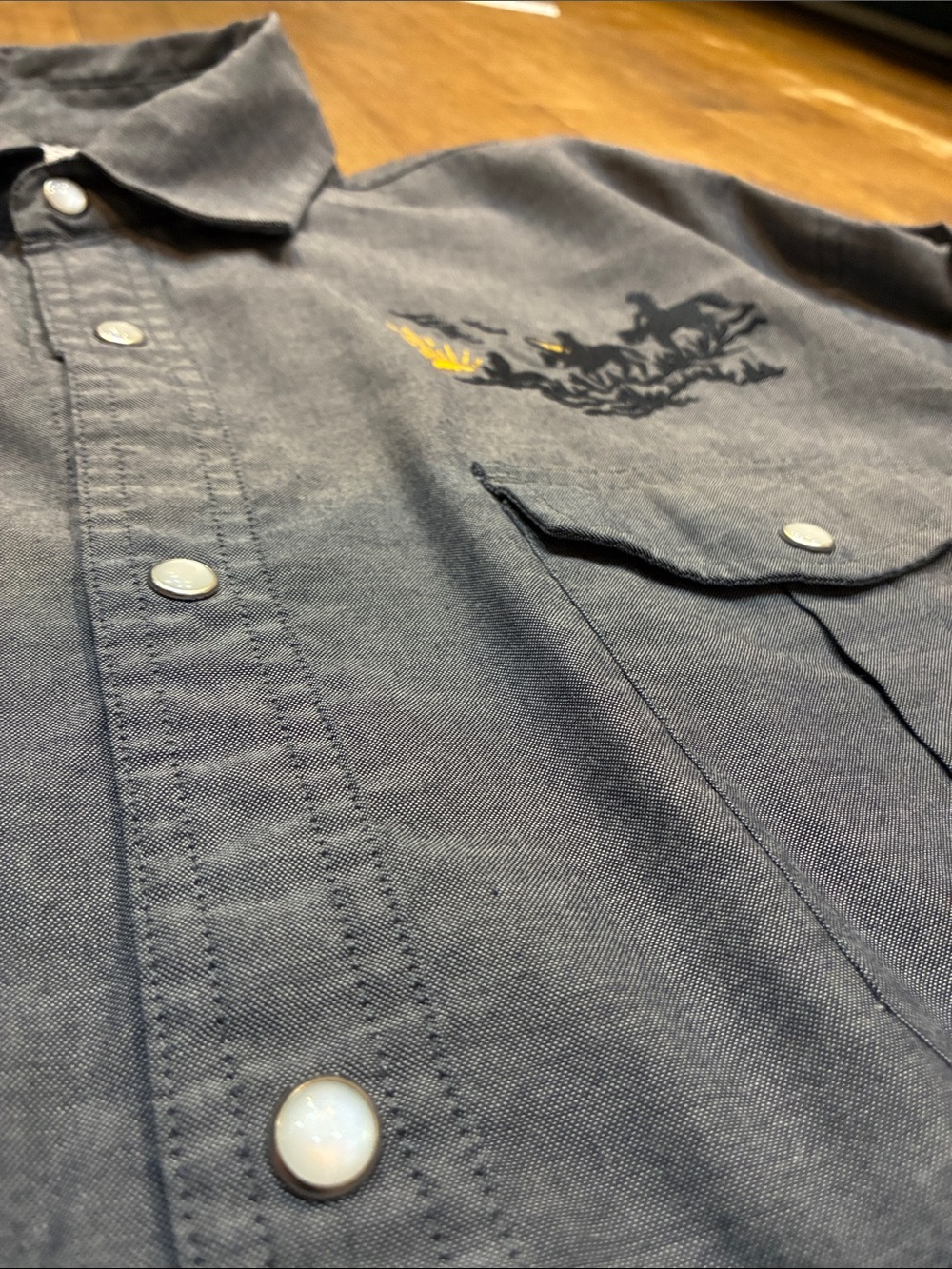 Howler Brothers - Howler Posse LS Men’s Gaucho Snapshirt - Xtra Large - Picture 4 of 6